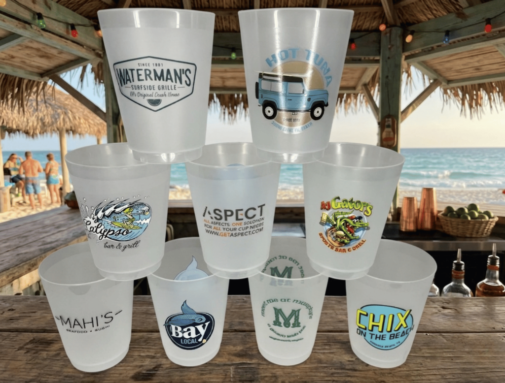 Reusable Frosted Cups