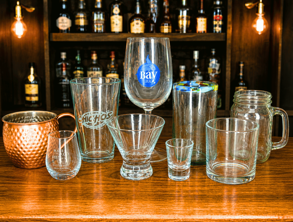 Glass and Metal Barware